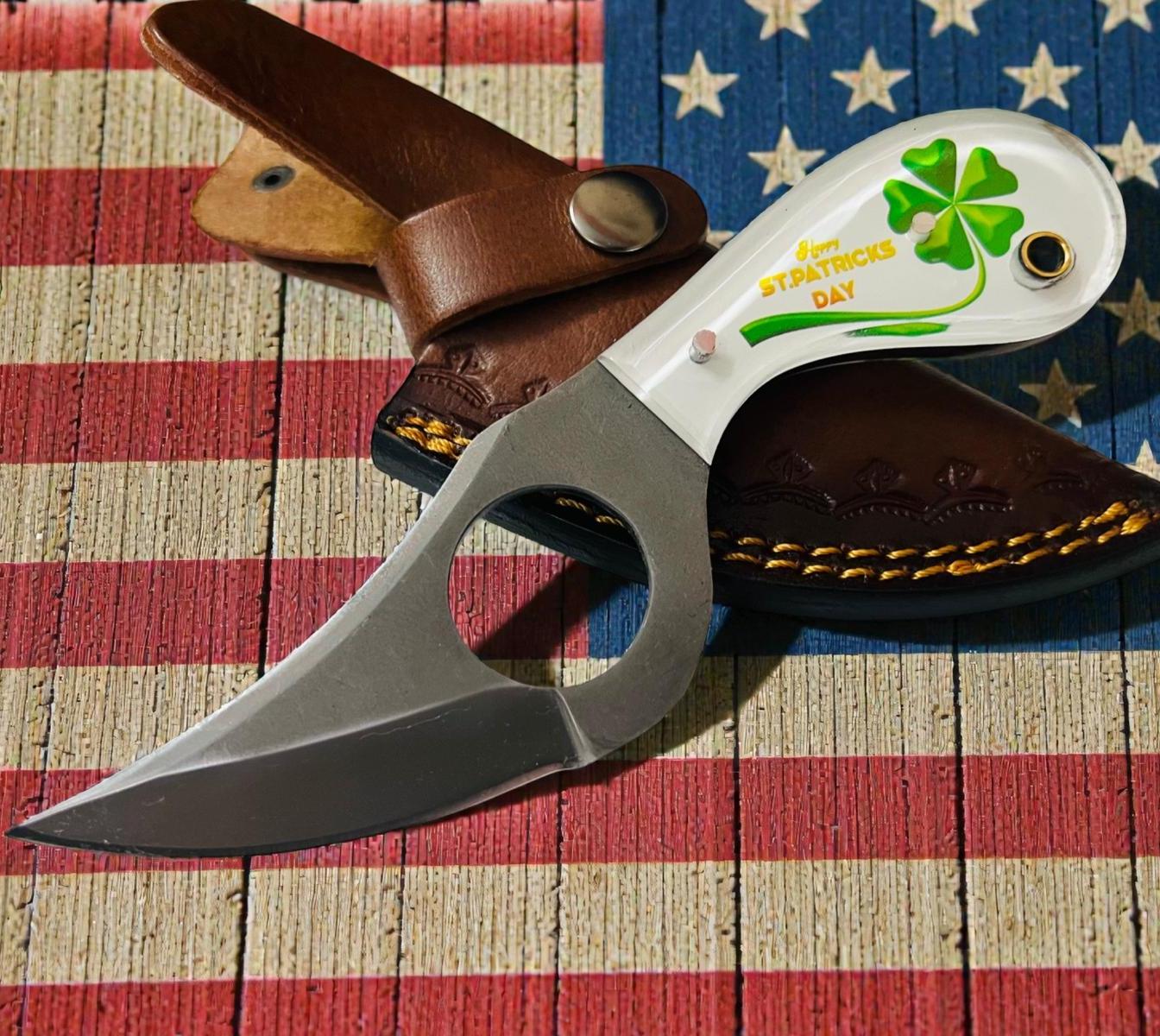 St. Patrick’s Day Commemorative Blade | Shamrock Inlay 2026 Premier Gift