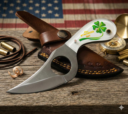 St. Patrick’s Day Commemorative Blade | Shamrock Inlay 2026 Premier Gift