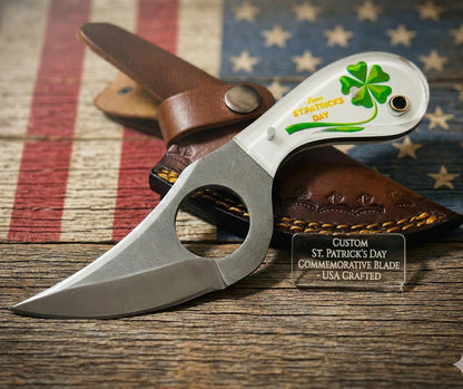 St. Patrick’s Day Commemorative Blade | Shamrock Inlay 2026 Premier Gift