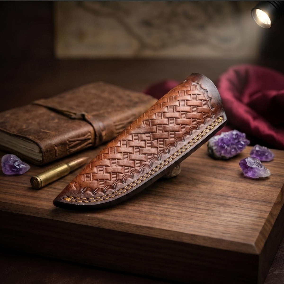 Astral-Heritage 8.5" Damascus Rippled Monolith | Nebula-Chassis 2026 Boutique Studio Artifact