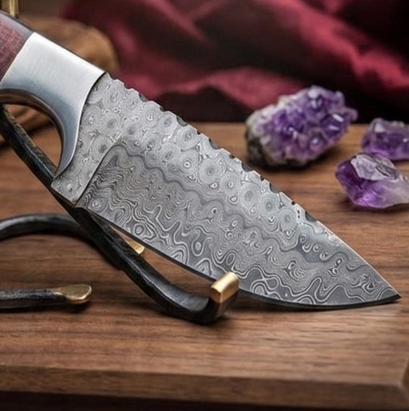 Astral-Heritage 8.5" Damascus Rippled Monolith | Nebula-Chassis 2026 Boutique Studio Artifact