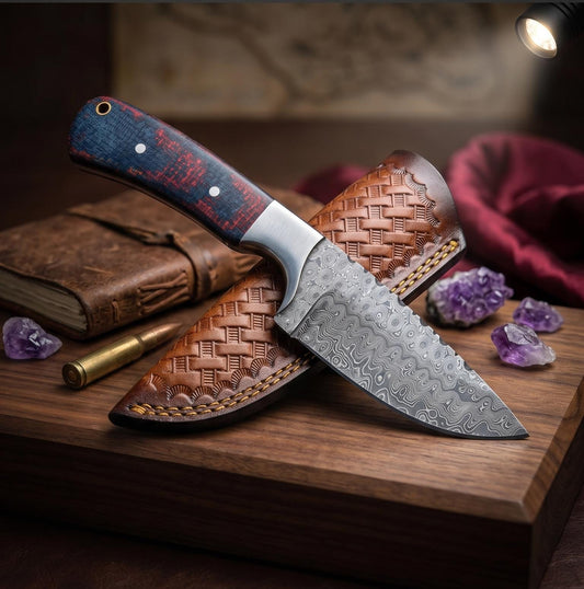 Astral-Heritage 8.5" Damascus Rippled Monolith | Nebula-Chassis 2026 Boutique Studio Artifact