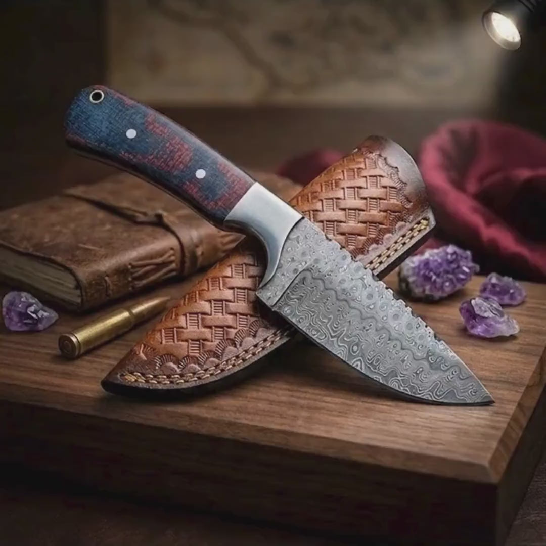 Astral-Heritage 8.5" Damascus Rippled Monolith | Nebula-Chassis 2026 Boutique Studio Artifact